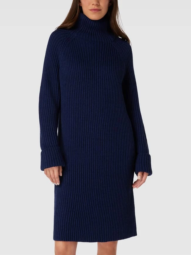 Drykorn Strickkleid In Ripp-Optik Modell 'ARWENIA' - Marineblau 4 Drykorn Strickkleid In Ripp-Optik Modell 'ARWENIA' - Marineblau – Bild 4