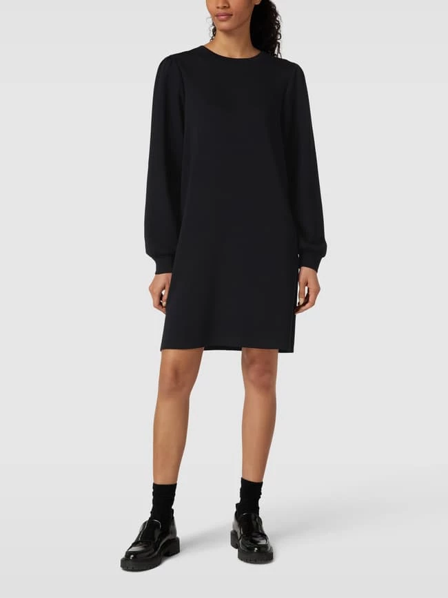 MOSS COPENHAGEN Sweatkleid Mit Gerippten Abschlüssen Modell 'Nelina' - Schwarz 1 MOSS COPENHAGEN Sweatkleid Mit Gerippten Abschlüssen Modell 'Nelina' - Schwarz