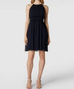 Jake*s Cocktail Cocktailkleid Mit Neckholder - Marineblau Meliert