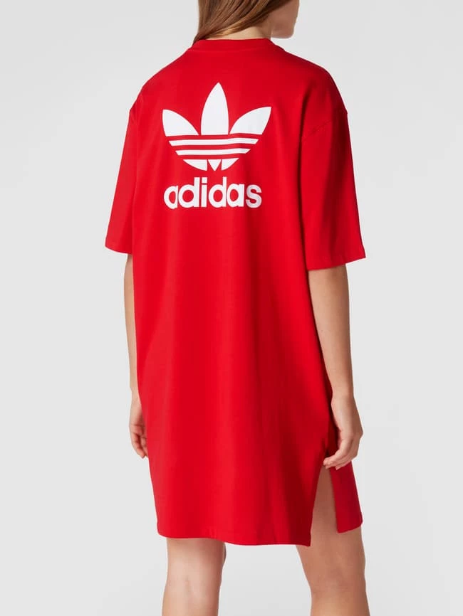 Adidas Originals Kurzärmeliges Sweatkleid Mit Label-Details - Rot 5 Adidas Originals Kurzärmeliges Sweatkleid Mit Label-Details - Rot – Bild 5