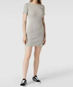 CHAMPION Sweatkleid In Melierter Optik - Hellgrau Meliert